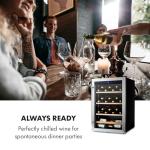 Klarstein Dual Zone Wine Cooler with Glass Door