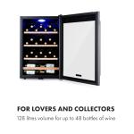 Klarstein Dual Zone Wine Cooler with Glass Door