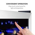 Klarstein Dual Zone Wine Cooler with Glass Door