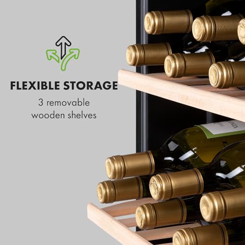 Klarstein Dual Zone Wine Cooler with Glass Door