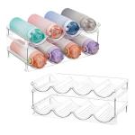 2-Tier Bottle Rack for Tabletop & Fridge