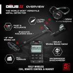 XP Deus II Pinpointer and Wireless Headphones Bundle