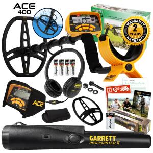 Garrett ACE 400 Metal Detector with Waterproof Coil