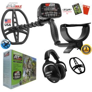 Garrett AT MAX Waterproof Metal Detector with Headphones