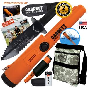 Garrett Pro Pointer AT Metal Detector with Camo Pouch