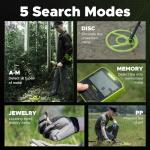 Hazlewolke 5 Mode Metal Detector for Adults