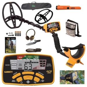 Garrett ACE 400 Metal Detector Bundle with Accessories