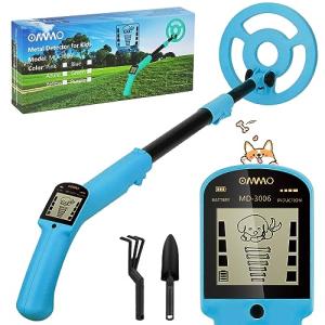 OMMO Adjustable Kids Metal Detector with LCD Display