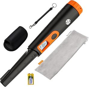 SUNPOW Waterproof Metal Detector Pinpointer with LCD Screen