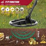Pro Pin Pointer Metal Detector with Headphones