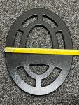 Garrett Black Elliptical Coil Cover for Metal Detectors