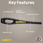 Garrett Super Wand Handheld Metal Detector Tool