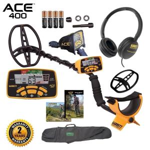 Garrett ACE 400 Metal Detector with Headphones & Accessories