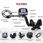 12" Waterproof Metal Detector for Adults - High Sensitivity