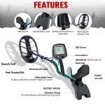 Pin Pointer Metal Detector Kit with Headphones