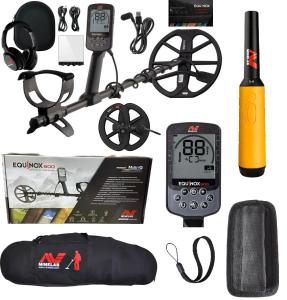 Minelab Equinox 900 Metal Detector with Coils & Carrybag