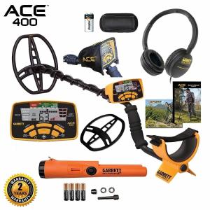 Garrett Ace 400 Metal Detector & Pro Pointer AT