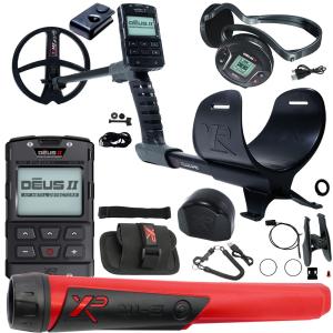 XP DEUS II Metal Detector with Waterproof Pinpointer