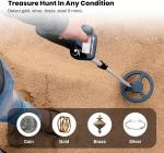 Bounty Hunter Junior Kids Metal Detector for Outdoor Fun