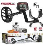 Fisher F11 Metal Detector with Waterproof 11" Coil