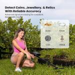 Bounty Hunter TK4 Metal Detector with Waterproof Coil