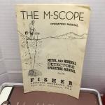 Fisher M Scope ME-Z Metal Detector with Headphones