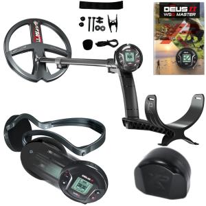 XP Deus II 11" WS6 Metal Detector - Waterproof, Multi-Frequency