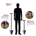 DR.ÖTEK Heavy Duty Metal Detecting Spade Shovel