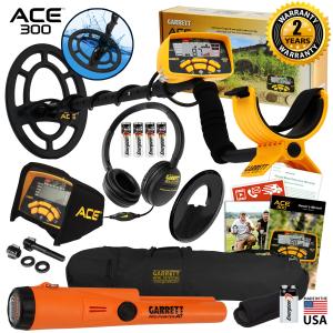 Garrett ACE 300 Metal Detector with Waterproof Pinpointer