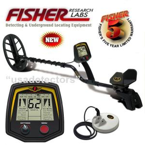 Fisher F75 Limited Edition Black Metal Detector w/ 2 DD Waterproof Search Coils