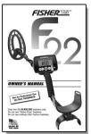 Fisher F22 Metal Detector with 9" Concentric Search Coil and 5 Year Warranty