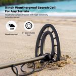 Fisher F22 Weatherproof Metal Detector with 9" Coil