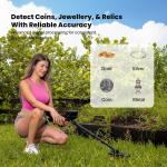 Fisher F22 Weatherproof Metal Detector with 9" Coil