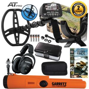Garrett AT PRO Metal Detector with Pinpointer Set