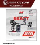 Minelab Manticore Metal Detector Value Bundle