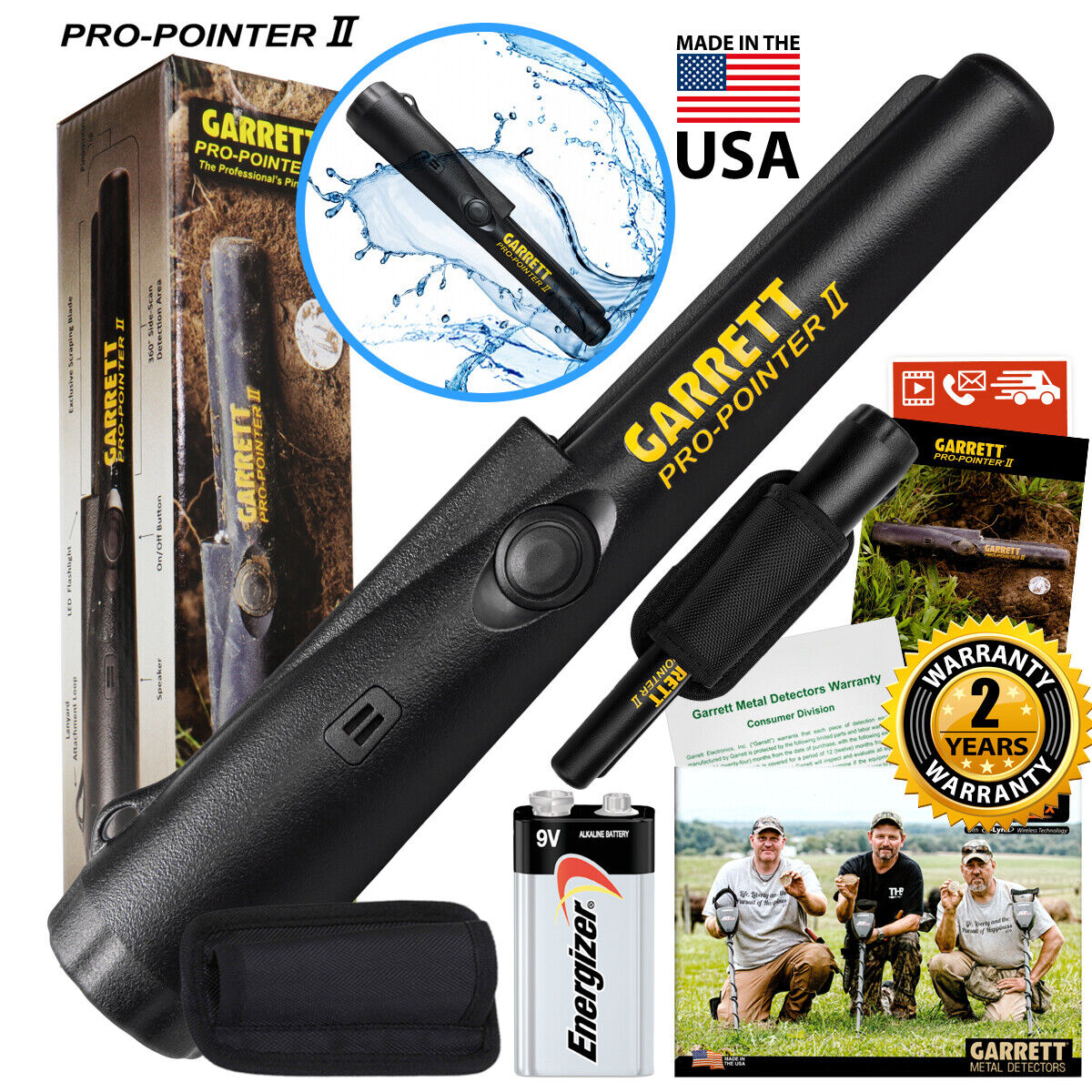 Garrett Pro-Pointer II Probe Metal Detector 1166050