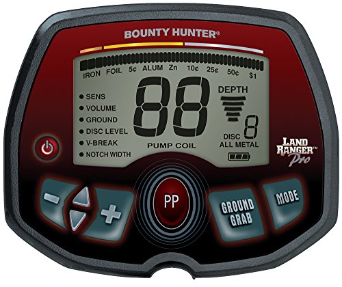 Bounty Hunter Land Ranger Pro Metal Detector: Waterproof, Adjustable Length