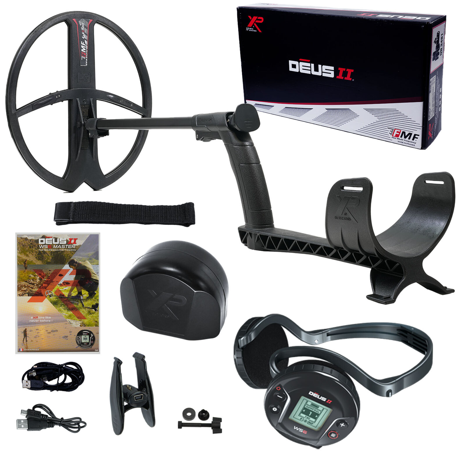 XP DEUS II WS6 Fast Multi-Frequency Metal Detector