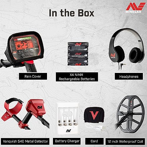 Minelab Vanquish 540 Metal Detector for Adults
