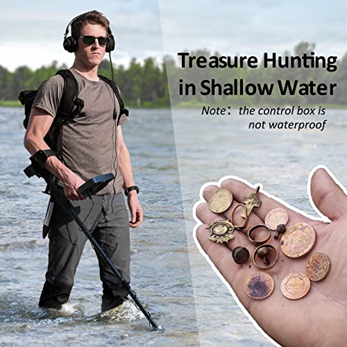 DR.ÖTEK Waterproof Gold Metal Detector with 6 Modes