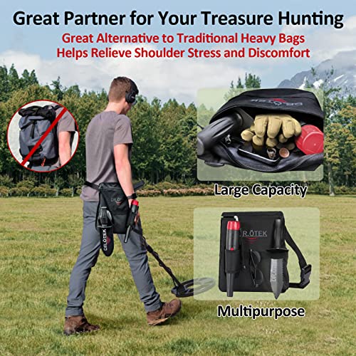 DR.ÖTEK Waterproof Gold Metal Detector with 6 Modes