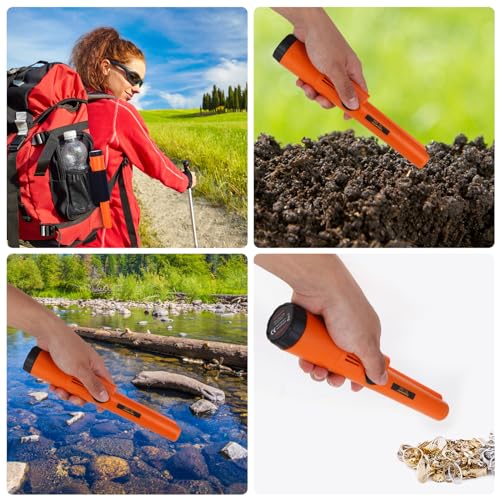 Vietora Eud Pinpointer Metal Detector Waterproof Handheld Wand