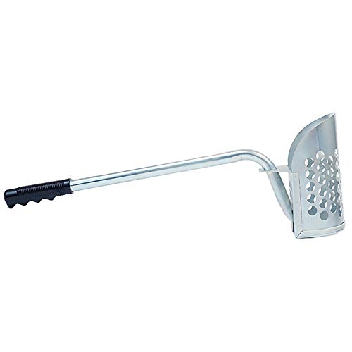 24" Galvanized Long Handle Sand Scoop for Metal Detecting