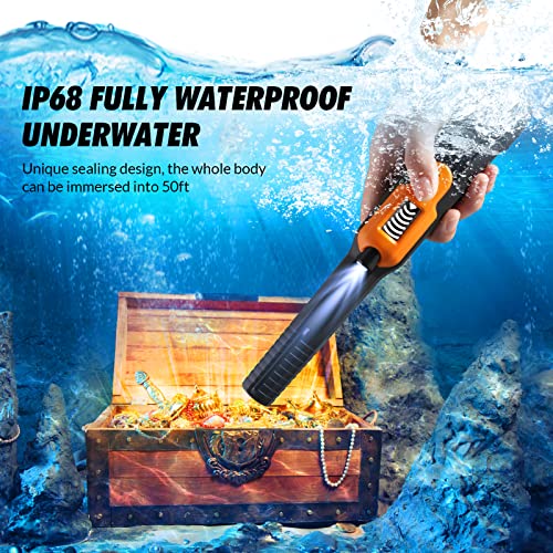 LCD Display Pinpointer Metal Detector Probe - Waterproof, 3 Modes