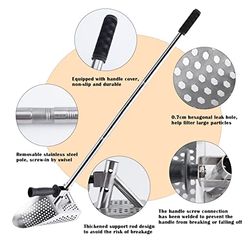 Stainless Steel Sand Scoop for Beach Metal Detecting