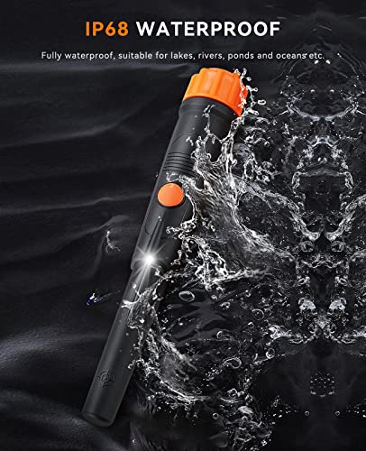 SUNPOW Waterproof Metal Detector Pinpointer with Holster