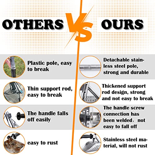 Stainless Steel Sand Scoop for Beach Metal Detecting