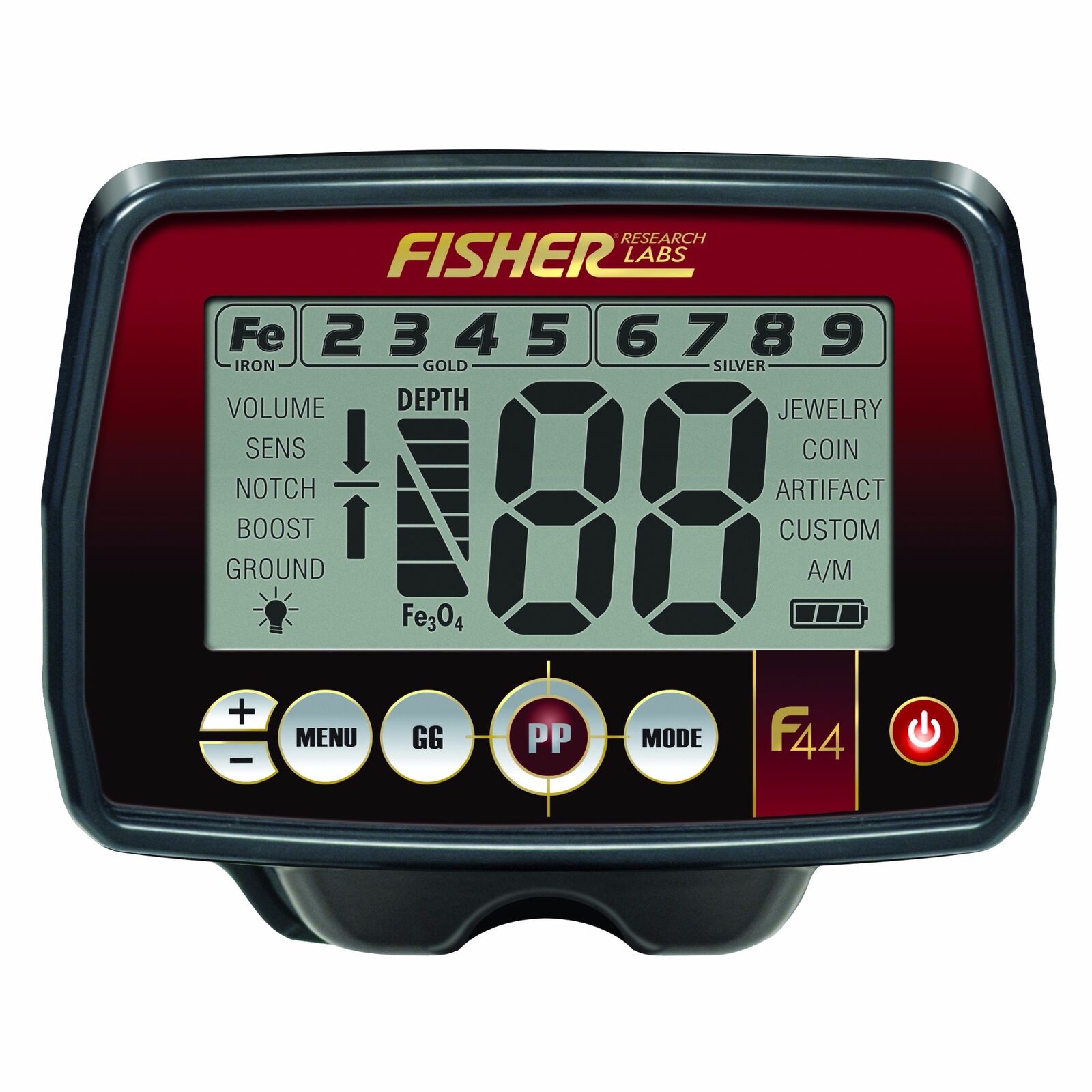 Fisher F44 Metal Detector 11" Search Coil + 5 Year Warranty