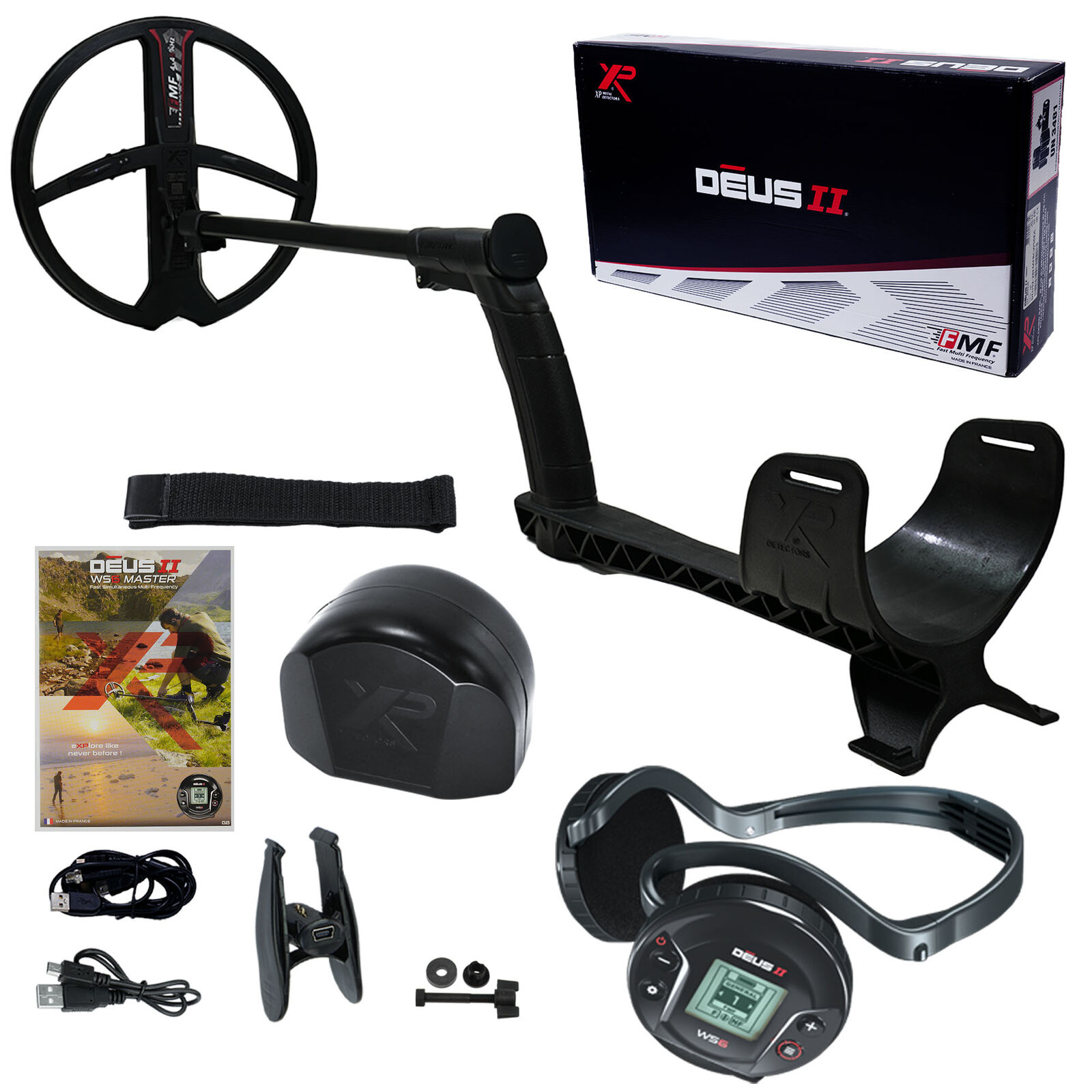 XP DEUS II WS6 Master Metal Detector with 11" Coil