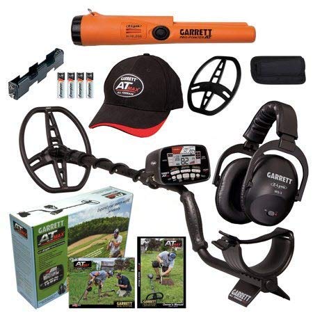 Garrett AT MAX Waterproof Metal Detector with Wireless Headphones and Pinpointer